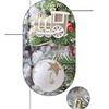 YAYAMIYA Christmas Ball Set of Nordic Christmas Tree Various Stylish Decorations for and New and White Ornaments, 70, Style, Decorations, Gorgeous,