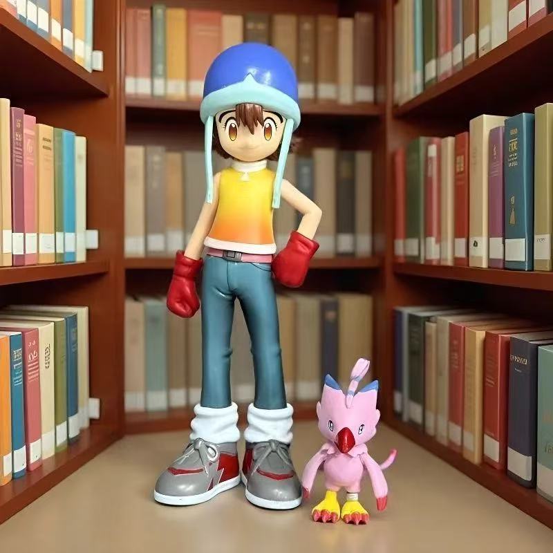 Digimon Adventure Serie Modellfigur Anime Taichi Agumon Yamato Gabumon Spielzeug Ornament Sammlung Kinder Geburtstagsgeschenk