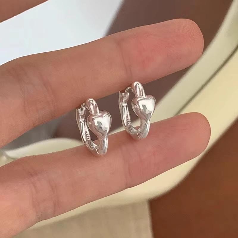 PANJBJ 925 Silver Bow Knot Earring for Women Texture Tassels Sweet Romantic Korean Jewelry Gift