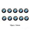 For BMW M E46 E90 E60 Car Key Sticker Logo 3D Metal Car Key Sticker Emblem For BMW 320Li 325Li 330Li 325i E60 E64 E70 E83 E85 E87 E90 E71 10pc 11/14mm