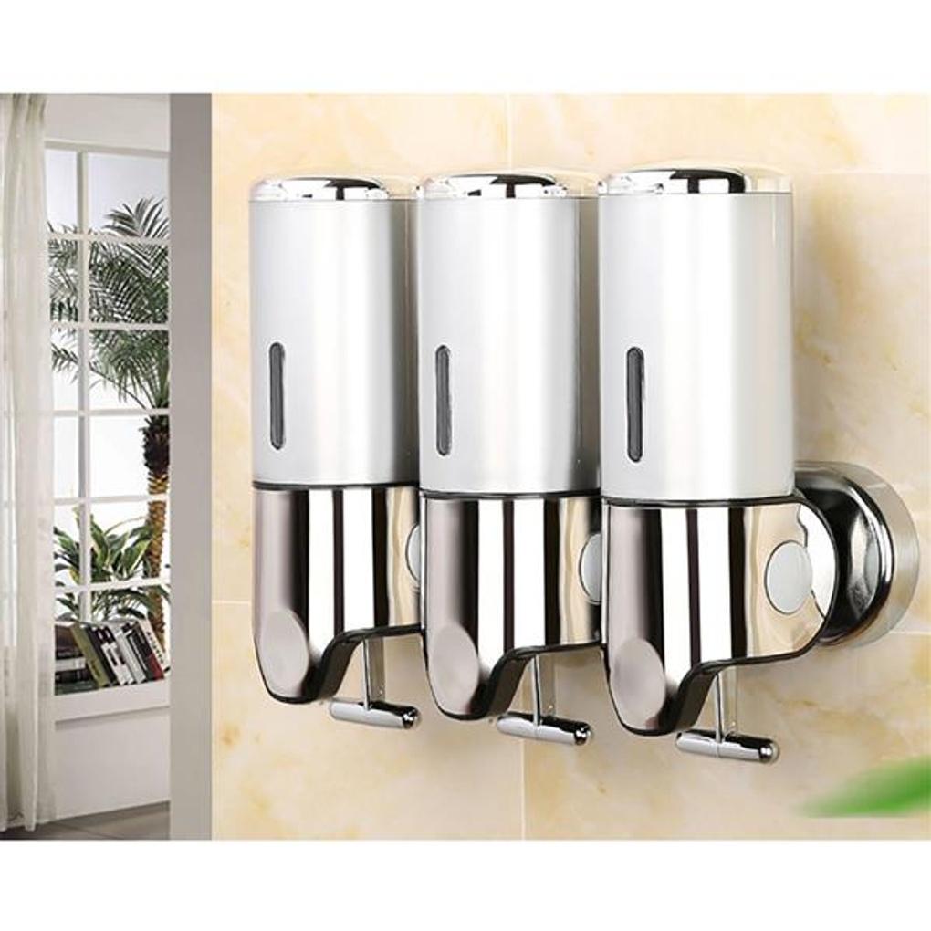 Home Story Bathroom Dispenser / 3-hole Wall-mounted Soap Dispenser