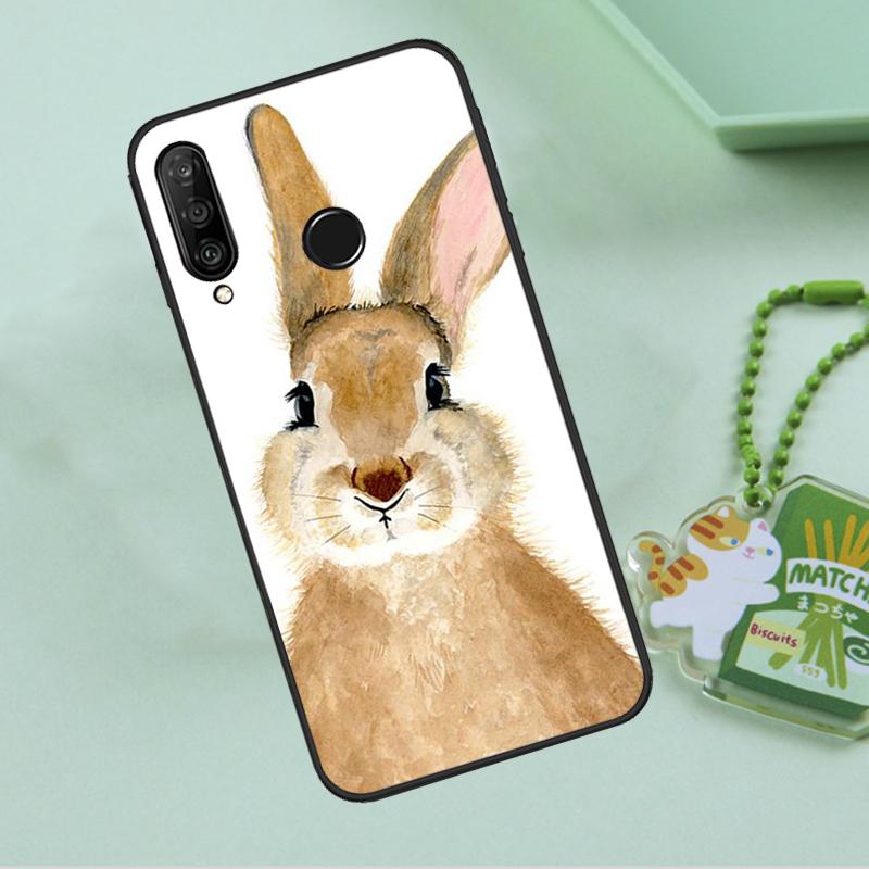 Cute Bunny Rabbit For Huawei Nova 12s 12i 11i 7i 8i 9 10 SE Y91 Y90 Y60 Y70 Y72 Y61 P60 Pro P30 P40 Lite Case