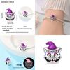 New 100% Copper Original Magic Cat Beaded Rabbit Charms Fit Pand Bracelet Diy Jewelry Making Women Halloween Gift