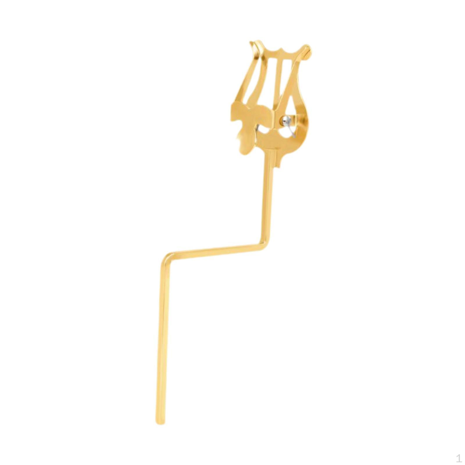 

Зажим для нот для альт-саксофона, держатель инструмента, универсальный крепежный кронштейн золотой