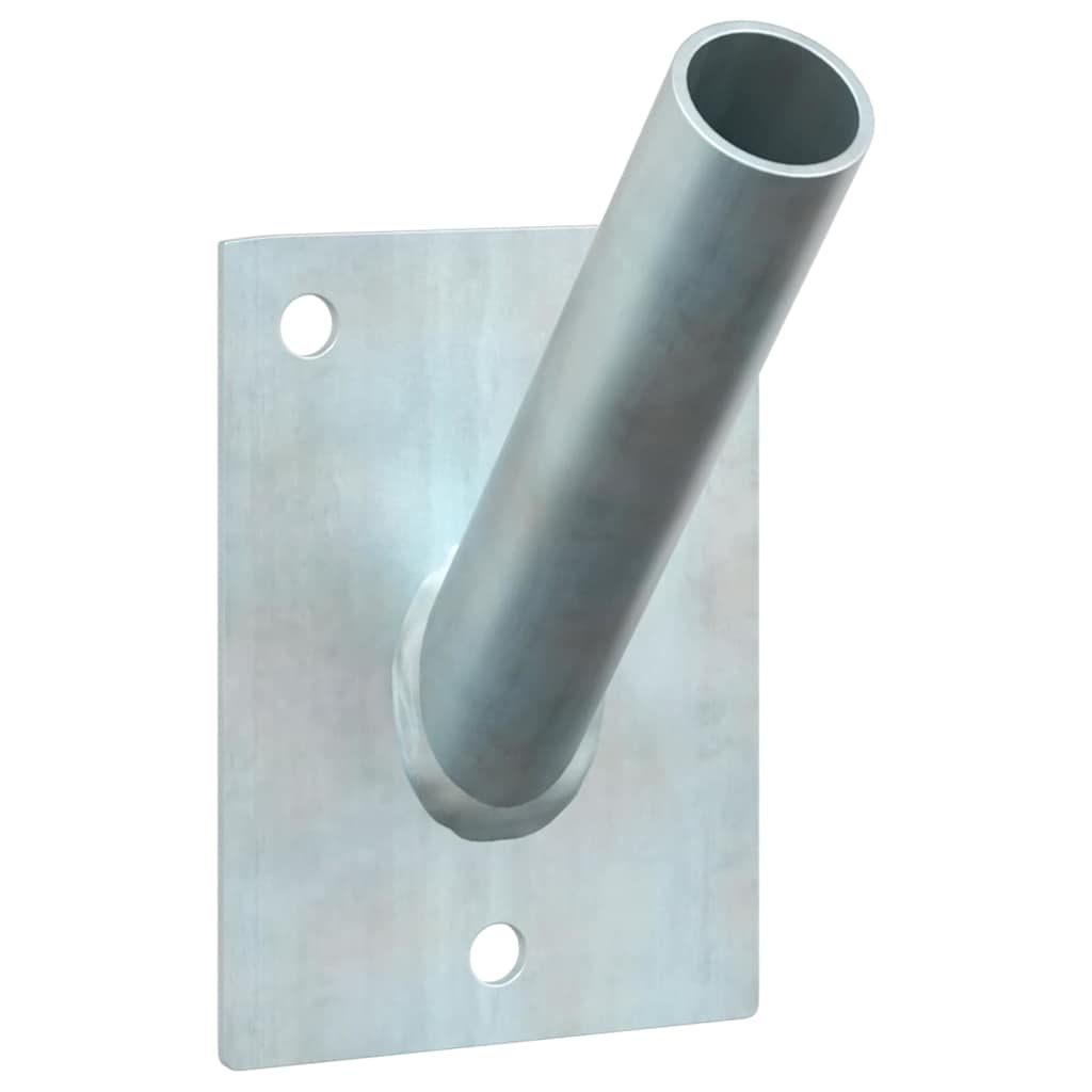 Fahnenmast Halter Silber 10,5 x 7,5 x 2,5 cm Stahl