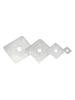 Thick Galvanized Square Iron Washer with Hole – Available In M6 To M16
