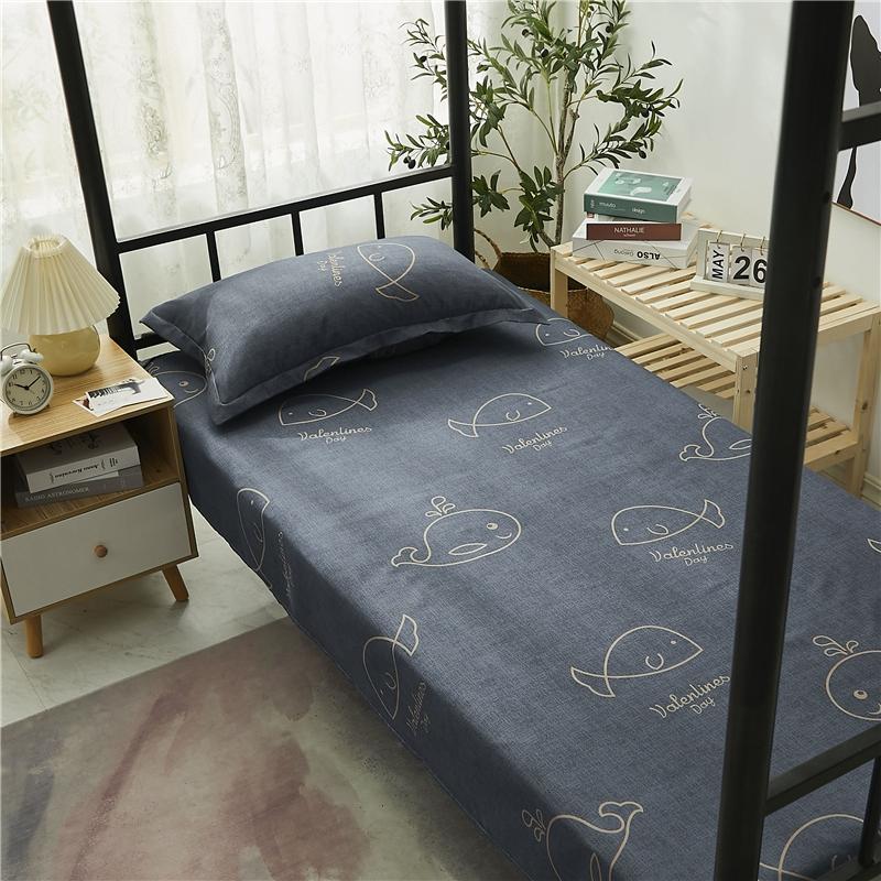 Bed Top Sheet for Single,Modern Soft Polyester Flat Sheet,Home Bed Linens,Kids Adult Student Dormitory Bedspread