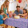 Purple Aluminum Film Tablecloth, Party Cartoon Children's Birthday Decoration Items, Set Up Party Dessert Table, Table Decoration Tablecloth.