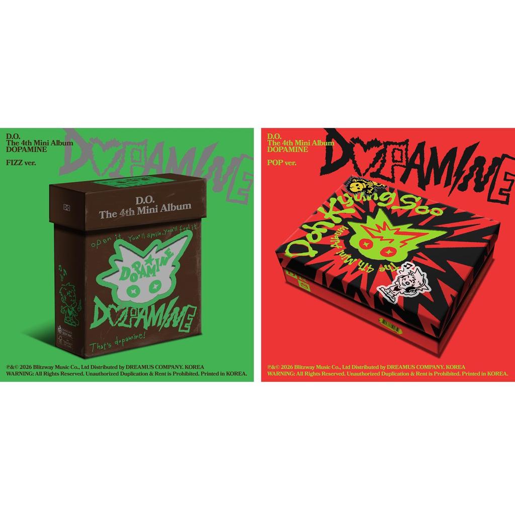 [POB] DOH KYUNG SOO (D.O. of EXO) [DOPAMINE] 4th Mini Album (FIZZ / POP ver.)