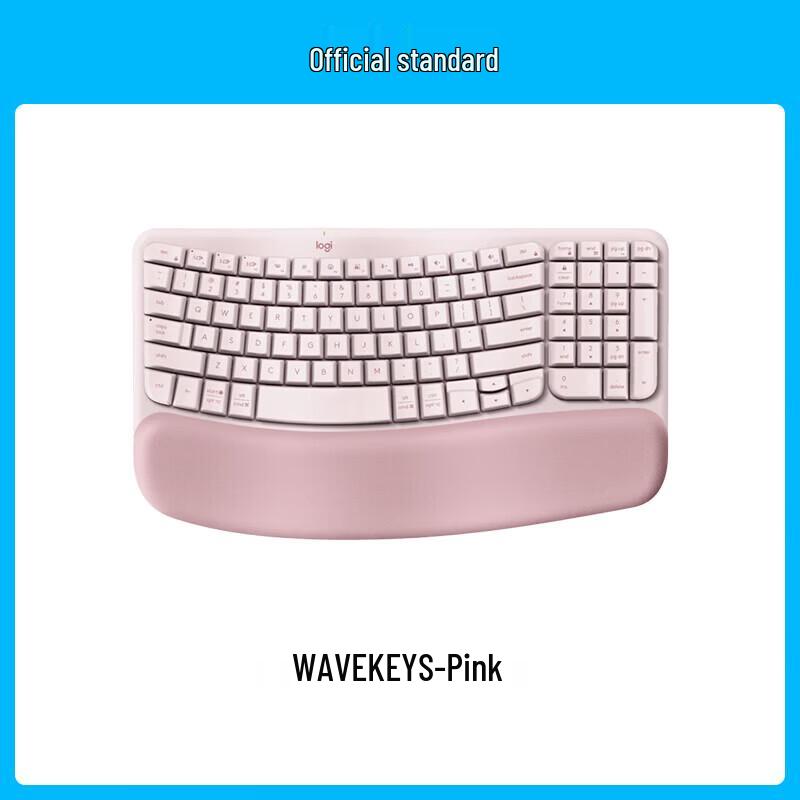 

Logitech Wave Keys Ergonomic Wireless Keyboard
