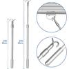 Cordless Blind Extension Pole 13"-24" Adjustable Draw Rod & Window Opener Stick for Roller Shades, Zebra Blinds - Multi-Purpose as Curtain Pull Rod