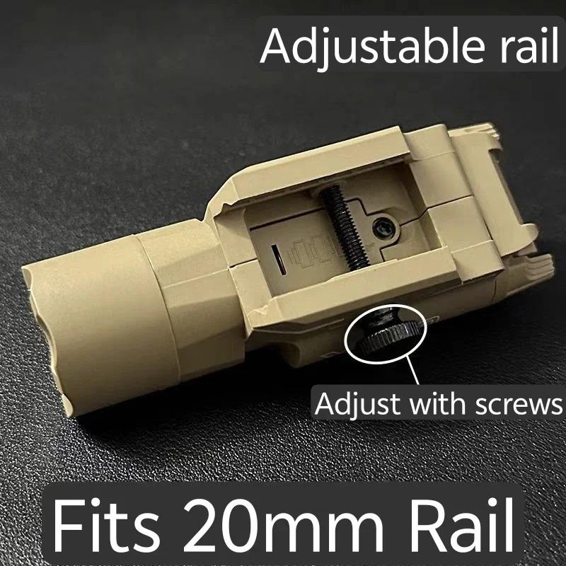 BEPAN TINSOL X300U-A Multi - Functional Tactical Light: Fits 20mm Rail, for Toy Airsoft Guns, Hunting, CS Matches & Wargames