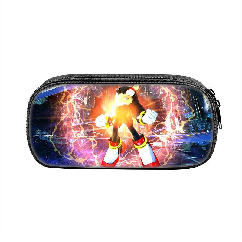 3D Sonic the Hedgehog Pencil Box for Kids - Primary School Stationery Bag
