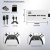 M15 Wireless Retro Game Console with 40,000 Built-in Classic Games, 4K HDMI TV Output, 2.4G Wireless Controller, 64G Nostalgic Game Stick