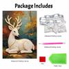 Pearl DIY Art Painting Majestic Deer Handcrafted Picture Indoor Wall Ornament Relaxing Leisure Hobby Exquisite Home Decor Gift
