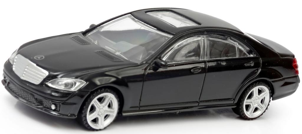 Mercedes S63 Czarny Model Auta 1:43 Samochodzik Metalowy Kolekcjonerski