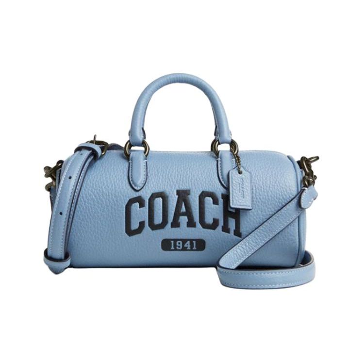 

Coach Black Pebbled Leather Mini Boston Duffle Bag With Gold Hardware For Daily Use Basic Set (Bag+Dust Bag)