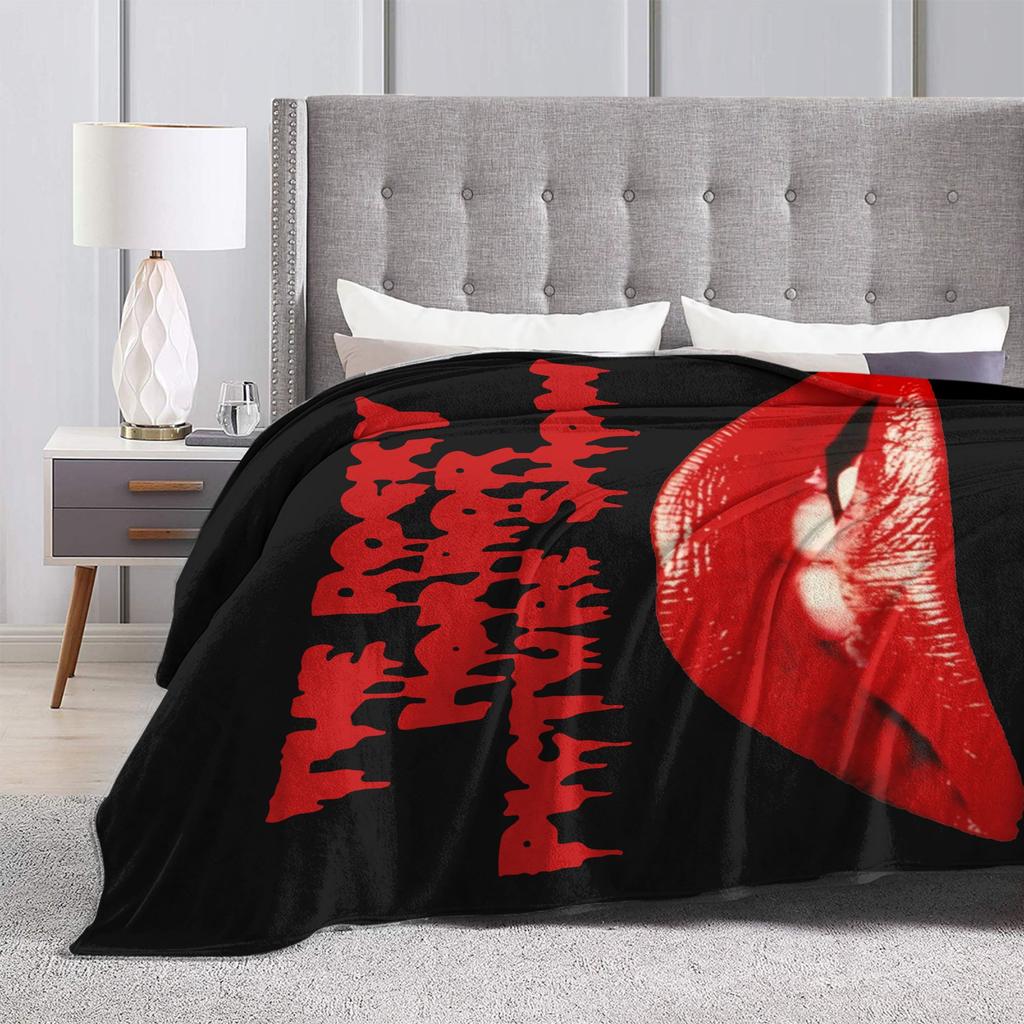 The Rockys Horror Picture Show Blanket Flannel Autumn/Winter Multi-function Thin Throw Blankets for Bedding Couch Rug Piece