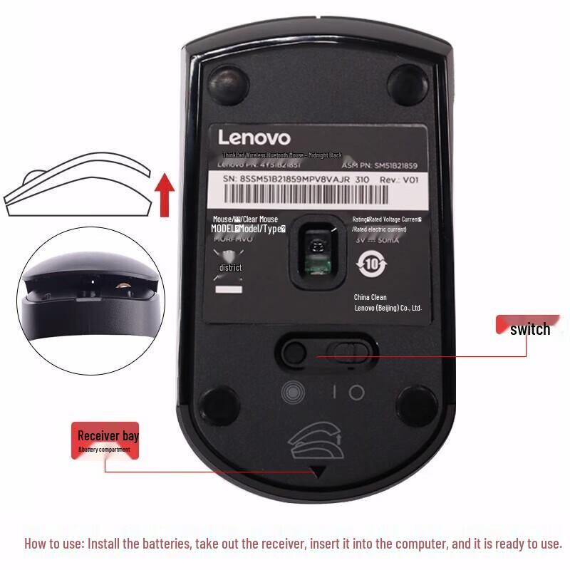 Lenovo Xiaoxin Air Handle Wireless Mouse