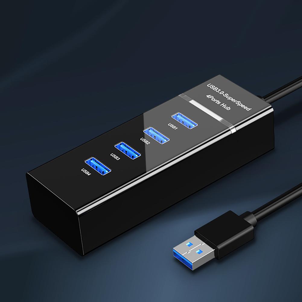 Multiport USB Hub Splitter With Cable 4 X USB Hub Adapter USB Extension Adapter For Laptop Flash Drive Mobile Devices