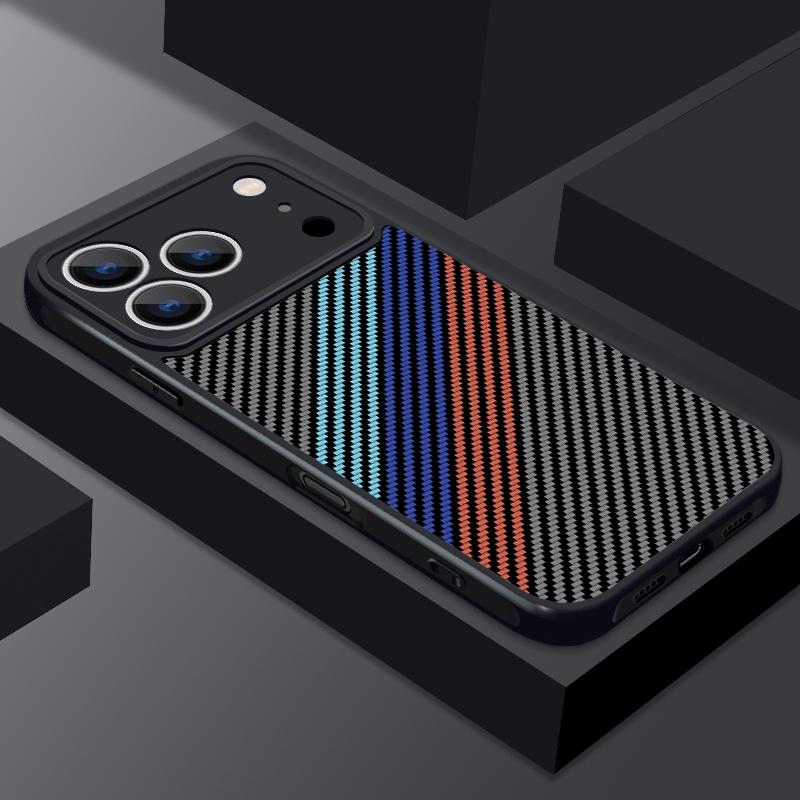 Striped Pattern Magnetic Case For iPhone 17e 17 16 15 14 13 Pro Max 16e 11 For Magsafe Wireless Charge Shockproof PC Phone Cover iPhone 15 Pro Max