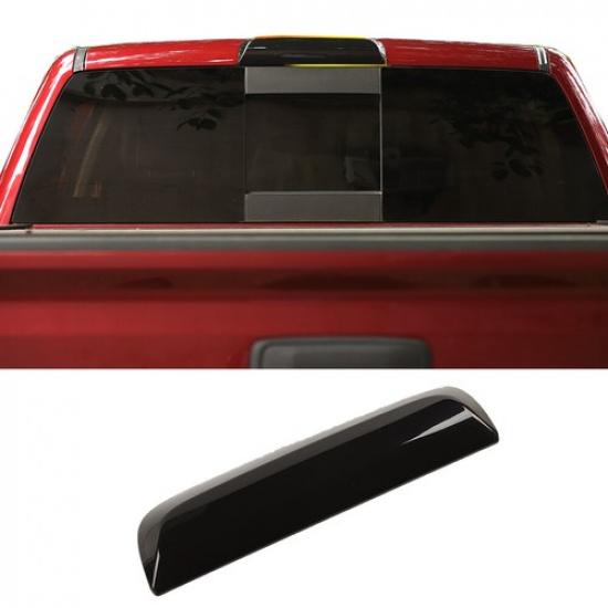 Rear Back 3rd High Brake Light Cover Trim For Silverado/Sierra 14-18Smoked Black