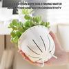 Hydroponic Plant Vase with Cotton Rope Plastic Creative Flowerpot Lazy Self Watering Vase Plant Pot for Home Garden Decoration