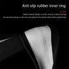 38cm Round Car Anti-slip Steering Wheel Decorative Cover Comfortable Breathable Rubber Inner Ring Steering Wheel Accessories Kit