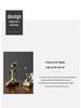 Modern Retro African Black Figurine Ornaments - Creative Soft Decor for Light Luxury Living Room