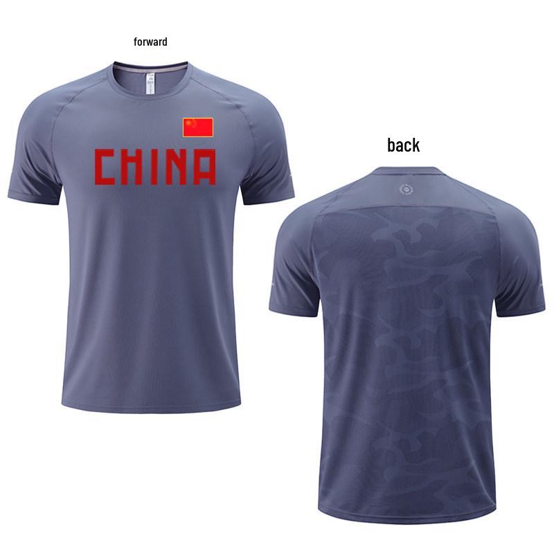 Unisex Quick-Dry Marathon T-Shirt & Track Suit - Short Sleeve, Team Uniform for Running and Fitness