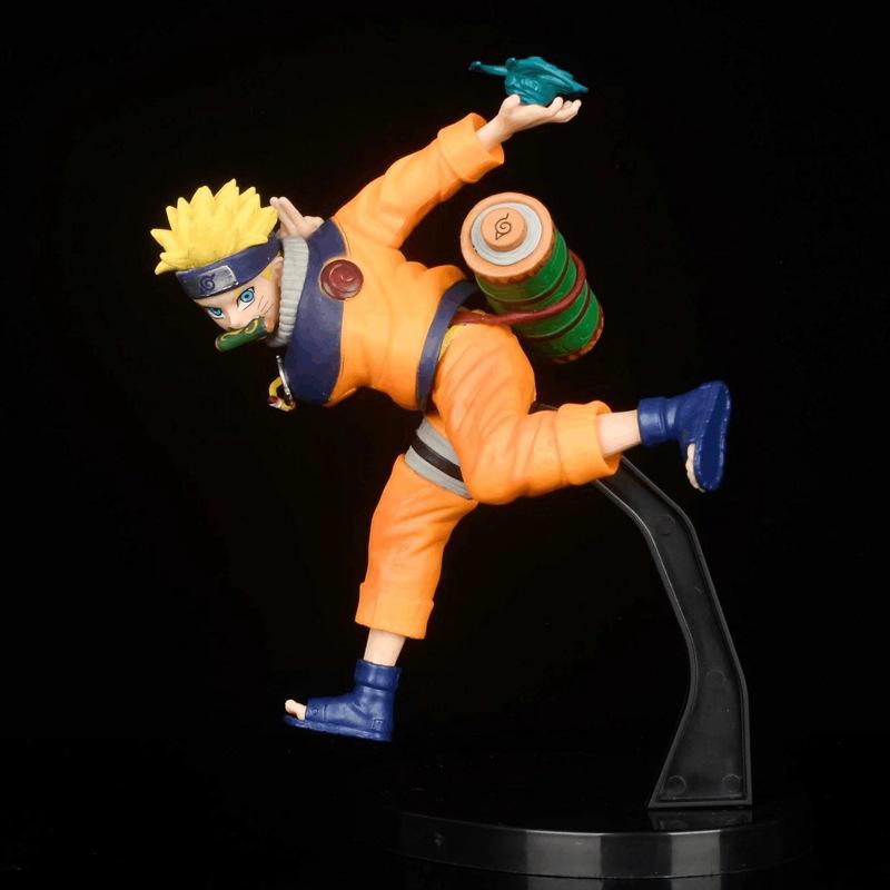 12CM Anime Naruto Uzumaki Naruto Figure Vibration Stars Fighting Pose Model Toy Doll Aciton Figure PVC Ornament Collection