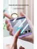 Samsung Z Flip7 Frosted Ring Hard Shell Case: High-End, Integrated Screen Protection