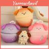 Adorable Transforming Dog Egg Plush Toy Soft Feather Cotton Filling