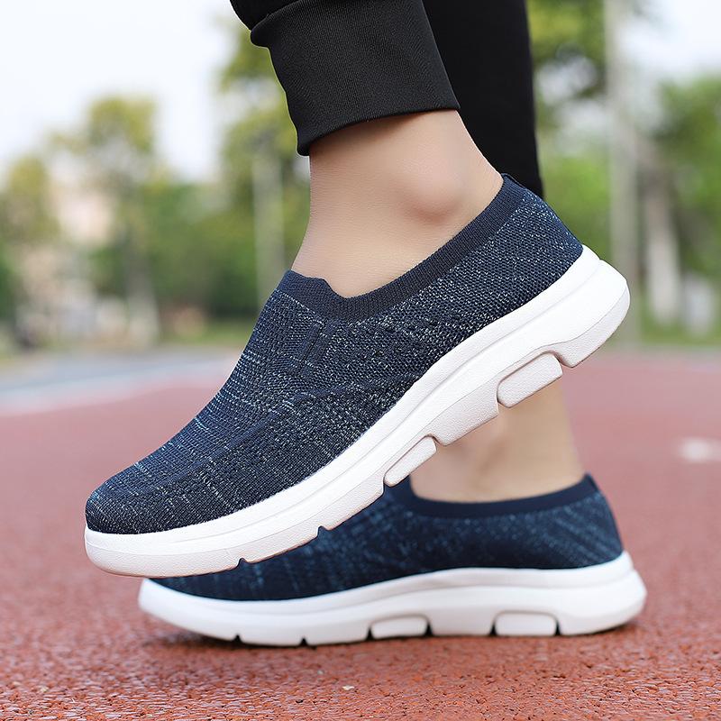 

Легкая уличная обувь для путешествий с мягкой подошвой и дышащей повседневной сетчатой поверхностью для мужчин и женщин среднего возраста 48