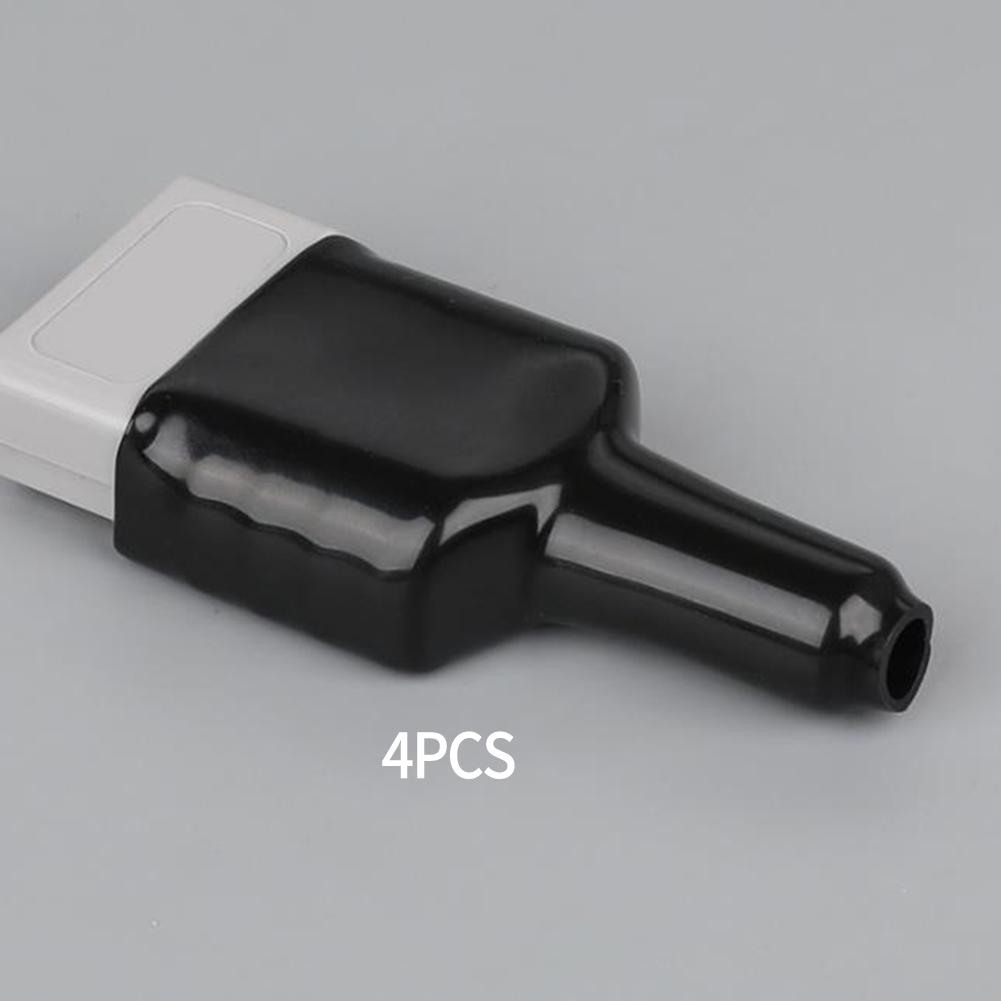4 Stück Steckabdeckung Wasserdicht 50A Für Anderson Stecker Staubdicht Kabelhülle Schwarze Kabelstecker