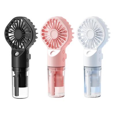 Handheld Fan Personal Fan Spray Water Misting Fan Mini Fan Humidifier for Travel