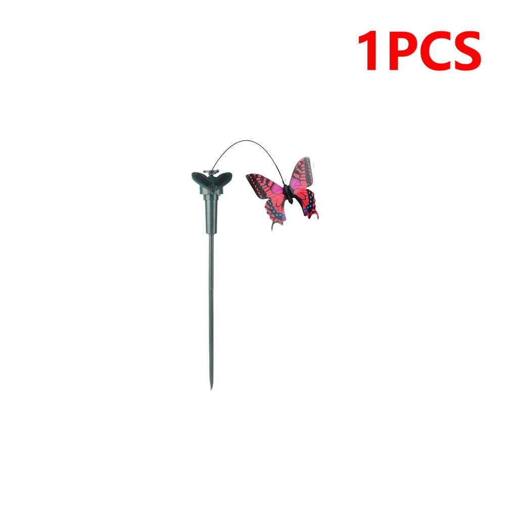 

1-5PCS Solar Powered Dancing Fluttering Butterflies Flying Humming Bird Ornaments Waterproof Garden Yard Home Farmland Decor
