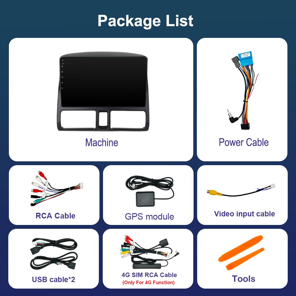 Android OS for Honda CR-V CRV 2 2001 - 2006 Car Radio Multimedia Player 4G Bluetooth WiFi GPS Navigation IPS Screen Auto Tools