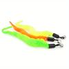 10 Pack Replace Plush Cat Toy Accessories Worms Replacement Head Funny Cat Stick Pet Toys