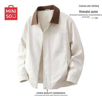 MINISO Men's Retro Detroit Workwear Jacket