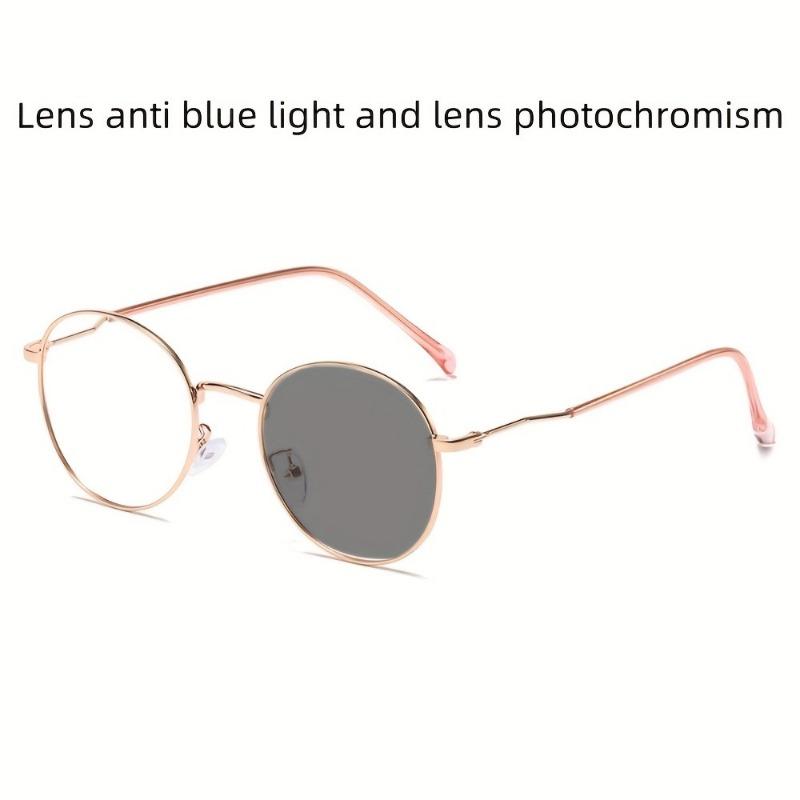 

1 шт. Новые металлические оправы для очков для мужских и женских очков с фотохромными линзами, блокирующие синий свет