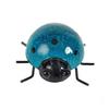 New Metal Material Mini Ladybug Hanging Design Mini Size Beetle Fence Hanger Cute Garden Figurine Outdoor Decor