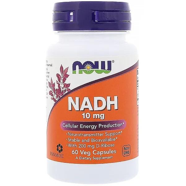 

Now Foods - NADH 10MG WITH 200MG RIBOSE, 60 VCAPS