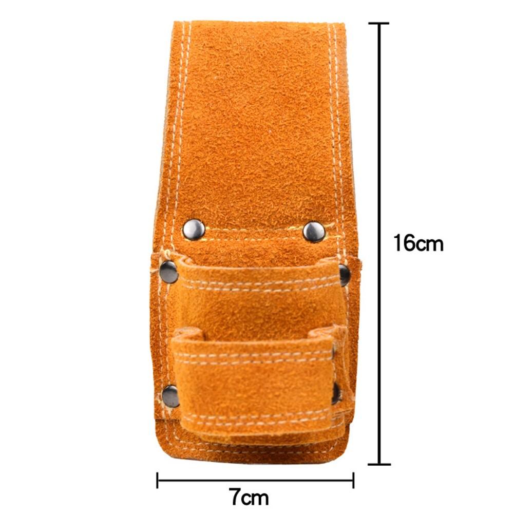 Cowhide Leather Hammer Hanger for Easy One Handed Operation on For Belt