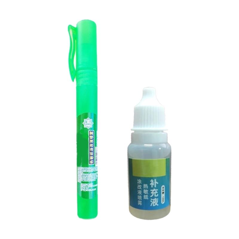 

Thermal Paper Corrector Pen Reusable Correction Bottle With Precise Nozzle For Paper Editing Instantly Dry Technology