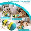 Hund Futterball Tumbler Langsamfütterer Auslaufender Futterball Futterspender Interaktives Jagd-Trainingsspielzeug für Kleine Mittelgroße Große Hunde