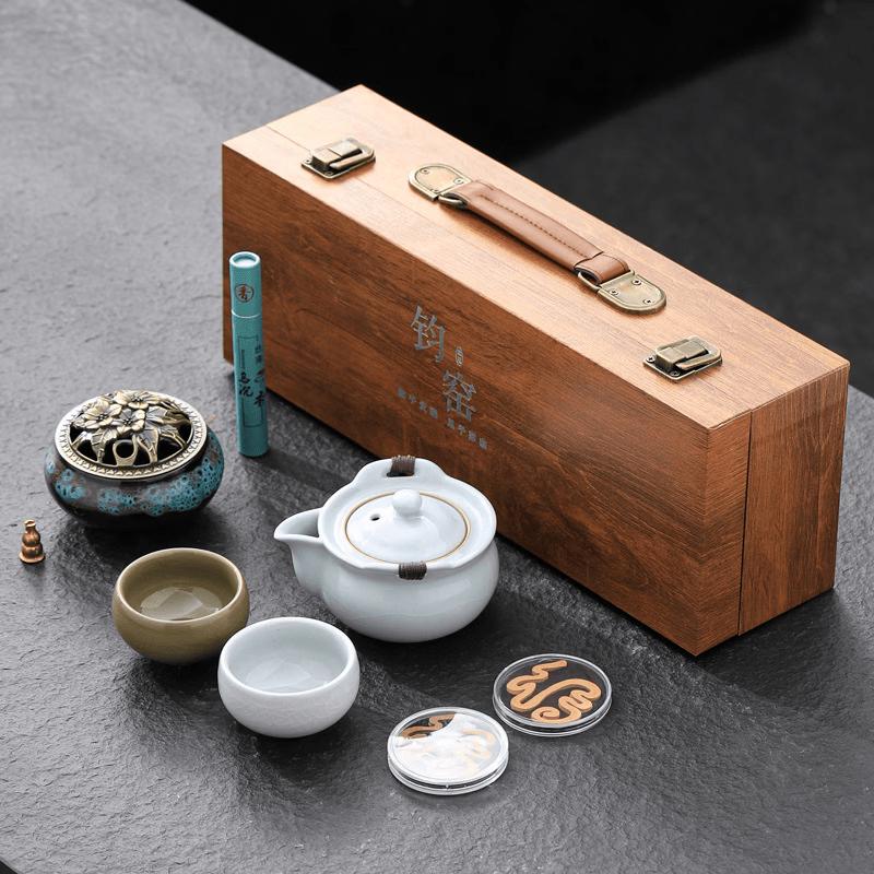 Geyao Ceramic Tea Set 1
