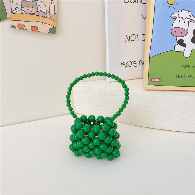 Adorable Mini Children's Handcrafted Pearl Bag For Girls Compact Crossbody Style