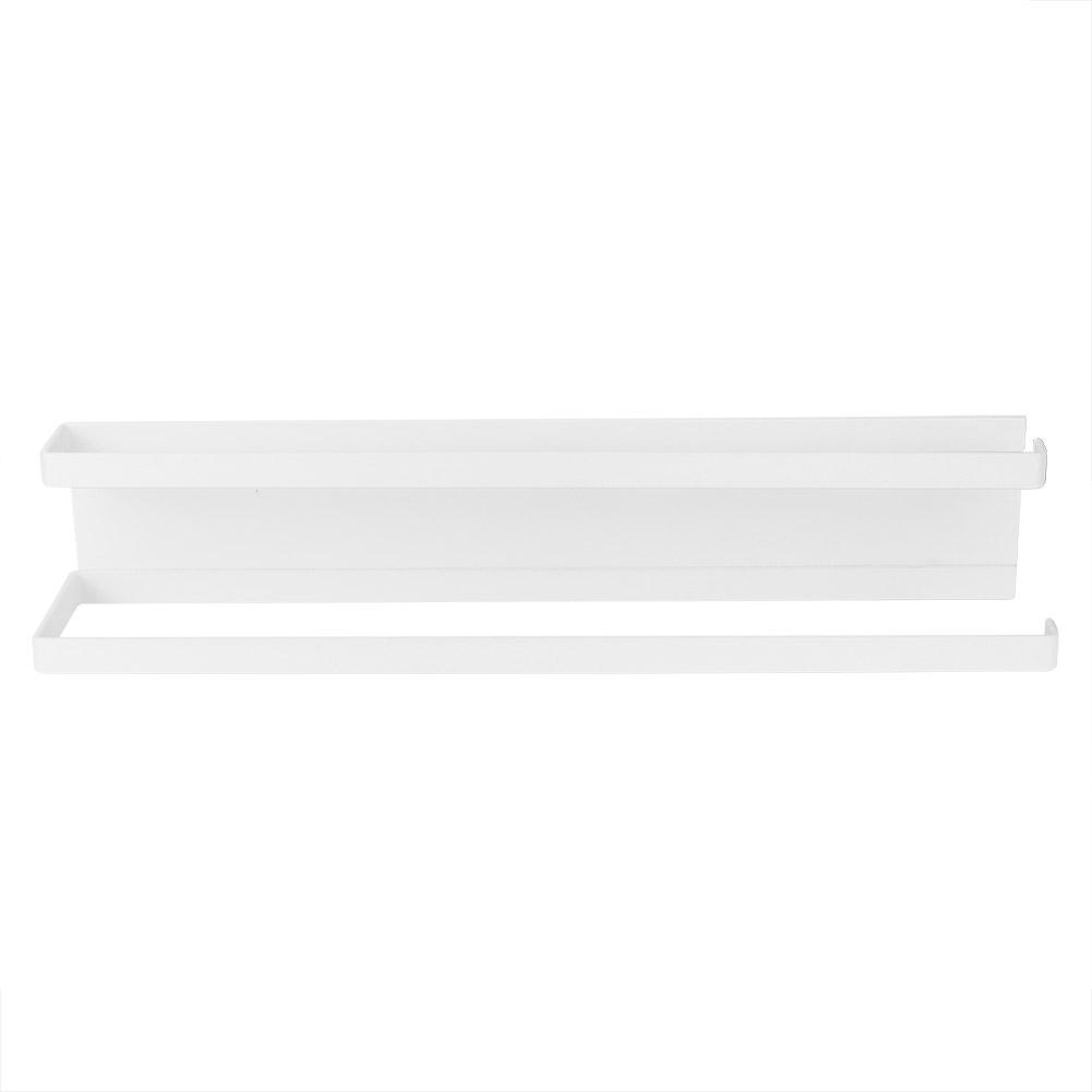 

Magnetic Double Bath Towel Bar Towel Holder Rack for Bathroom Kitchen(White) білий