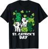 St Patricks Catricks Day Cats Saint Pattys Women Girls T-Shirt Mens Womens Tees Top